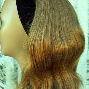 Vintage 100% Human Hair Fall from the 1970's -Ash Blonde NEW with tags